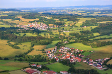 Hosenfeld dans le département Hesse, Allemagne d'en haut