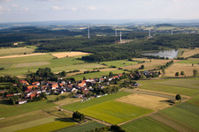 Vue aérienne de Quartier Reichlos in Freiensteinau dans le département Hesse, Allemagne