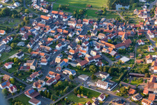 Vue aérienne de Quartier Wenings in Gedern dans le département Hesse, Allemagne