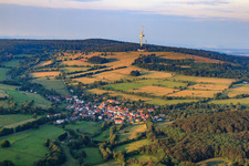 Vue aérienne de Quartier Breungeshain in Schotten dans le département Hesse, Allemagne
