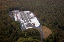 Vue aérienne de STI Grebenhain Display + locaux de l'usine Verpackung GmbH à Grebenhain dans le département Hesse, Allemagne