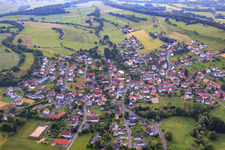 Photographie aérienne de Hutten dans le département Hesse, Allemagne