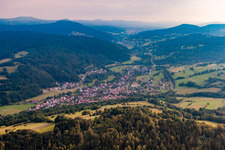 Vue aérienne de Riedenberg dans le département Bavière, Allemagne