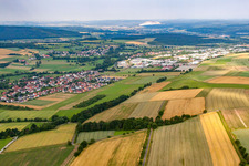 Vue aérienne de Quartier Rönshausen in Eichenzell dans le département Hesse, Allemagne