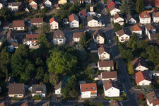 Quartier Dannstadt in Dannstadt-Schauernheim dans le département Rhénanie-Palatinat, Allemagne vue d'en haut