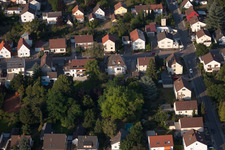 Vue d'oiseau de Quartier Dannstadt in Dannstadt-Schauernheim dans le département Rhénanie-Palatinat, Allemagne