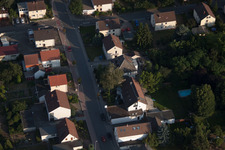 Vue d'oiseau de Quartier Dannstadt in Dannstadt-Schauernheim dans le département Rhénanie-Palatinat, Allemagne