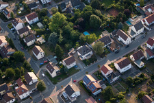 Vue oblique de Quartier Dannstadt in Dannstadt-Schauernheim dans le département Rhénanie-Palatinat, Allemagne