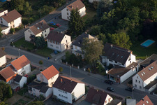 Vue oblique de Quartier Dannstadt in Dannstadt-Schauernheim dans le département Rhénanie-Palatinat, Allemagne