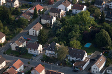 Quartier Dannstadt in Dannstadt-Schauernheim dans le département Rhénanie-Palatinat, Allemagne d'en haut
