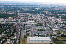 Vue aérienne de KSB SE à Frankenthal dans le département Rhénanie-Palatinat, Allemagne