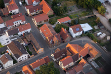 Vue aérienne de Quartier Bobenheim in Bobenheim-Roxheim dans le département Rhénanie-Palatinat, Allemagne