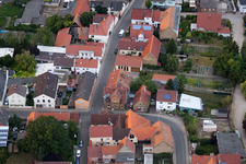 Quartier Bobenheim in Bobenheim-Roxheim dans le département Rhénanie-Palatinat, Allemagne hors des airs