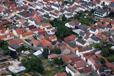 Vue aérienne de Quartier Bobenheim in Bobenheim-Roxheim dans le département Rhénanie-Palatinat, Allemagne