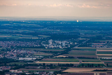 Photographie aérienne de Beindersheim dans le département Rhénanie-Palatinat, Allemagne
