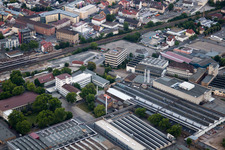 Vue aérienne de Albert-Frankenthal à Frankenthal dans le département Rhénanie-Palatinat, Allemagne