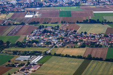 Rödersheim-Gronau dans le département Rhénanie-Palatinat, Allemagne vue d'en haut