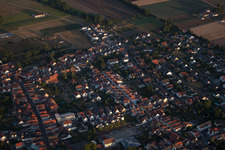 Quartier Iggelheim in Böhl-Iggelheim dans le département Rhénanie-Palatinat, Allemagne vue d'en haut
