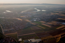 Enregistrement par drone de Quartier Gartenstadt in Ludwigshafen am Rhein dans le département Rhénanie-Palatinat, Allemagne