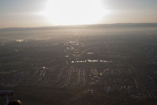 Photographie aérienne de Quartier Mundenheim in Ludwigshafen am Rhein dans le département Rhénanie-Palatinat, Allemagne
