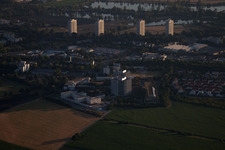 Photographie aérienne de Quartier Oggersheim in Ludwigshafen am Rhein dans le département Rhénanie-Palatinat, Allemagne