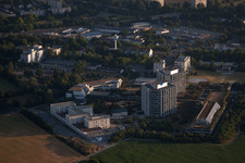 Vue oblique de Quartier Oggersheim in Ludwigshafen am Rhein dans le département Rhénanie-Palatinat, Allemagne