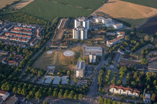Image drone de Terrain hospitalier de la BG Klinik Ludwigshafen à le quartier Oggersheim in Ludwigshafen am Rhein dans le département Rhénanie-Palatinat, Allemagne