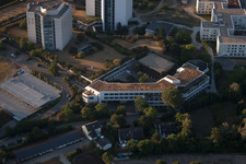 Quartier Oggersheim in Ludwigshafen am Rhein dans le département Rhénanie-Palatinat, Allemagne d'en haut