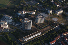 Photographie aérienne de Clinique BG à le quartier Oggersheim in Ludwigshafen am Rhein dans le département Rhénanie-Palatinat, Allemagne