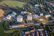 Photographie aérienne de Terrain hospitalier de la BG Klinik Ludwigshafen à le quartier Oggersheim in Ludwigshafen am Rhein dans le département Rhénanie-Palatinat, Allemagne