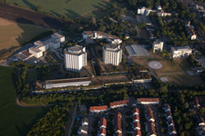 Clinique BG à le quartier Oggersheim in Ludwigshafen am Rhein dans le département Rhénanie-Palatinat, Allemagne vue d'en haut