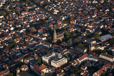 Vue aérienne de Quartier Oggersheim in Ludwigshafen am Rhein dans le département Rhénanie-Palatinat, Allemagne