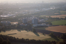 Enregistrement par drone de Quartier Oggersheim in Ludwigshafen am Rhein dans le département Rhénanie-Palatinat, Allemagne