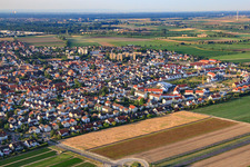 Vue aérienne de Bague Medardus à Mutterstadt dans le département Rhénanie-Palatinat, Allemagne