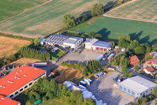 Vue aérienne de Concept de toiture 2000 GmbH à Zeiskam dans le département Rhénanie-Palatinat, Allemagne