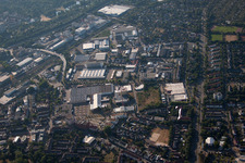 Photographie aérienne de Pulverhausstr à le quartier Grünwinkel in Karlsruhe dans le département Bade-Wurtemberg, Allemagne