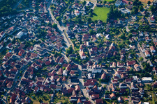 Vue oblique de Quartier Ellmendingen in Keltern dans le département Bade-Wurtemberg, Allemagne