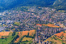 Vue aérienne de Vue du nord à Birkenfeld dans le département Bade-Wurtemberg, Allemagne