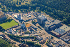 Vue aérienne de GmbH & Co. KG - Usine II à le quartier Brötzingen in Pforzheim dans le département Bade-Wurtemberg, Allemagne