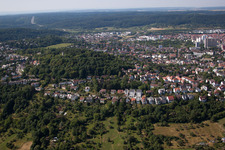 Enregistrement par drone de Leonberg dans le département Bade-Wurtemberg, Allemagne