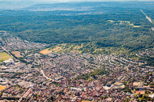 Vue aérienne de Gerlingen dans le département Bade-Wurtemberg, Allemagne