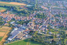 BRASSERIE BELLHEIMER - PARK & Bellheimer Breweries GmbH & Co. KG à Bellheim dans le département Rhénanie-Palatinat, Allemagne du point de vue du drone