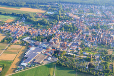 BRASSERIE BELLHEIMER - PARK & Bellheimer Breweries GmbH & Co. KG à Bellheim dans le département Rhénanie-Palatinat, Allemagne d'un drone