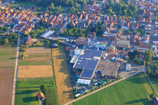BRASSERIE BELLHEIMER - PARK & Bellheimer Breweries GmbH & Co. KG à Bellheim dans le département Rhénanie-Palatinat, Allemagne vu d'un drone