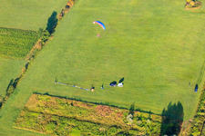 Photographie aérienne de Ballon tué près d'Erlenbach à Erlenbach bei Kandel dans le département Rhénanie-Palatinat, Allemagne