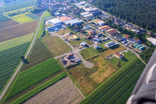 Vue aérienne de Gereutäcker à Hatzenbühl dans le département Rhénanie-Palatinat, Allemagne