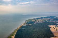 Vue aérienne de Quartier Sahlenburg in Cuxhaven dans le département Basse-Saxe, Allemagne