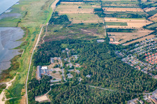 Vue aérienne de Maison Mathilde Emden à le quartier Duhnen in Cuxhaven dans le département Basse-Saxe, Allemagne
