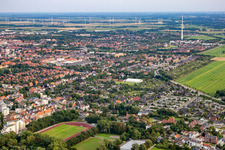 Photographie aérienne de Du nord-ouest à le quartier Döse in Cuxhaven dans le département Basse-Saxe, Allemagne
