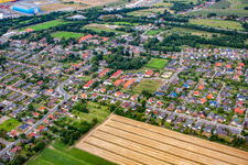 Vue aérienne de Quartier Groden in Cuxhaven dans le département Basse-Saxe, Allemagne